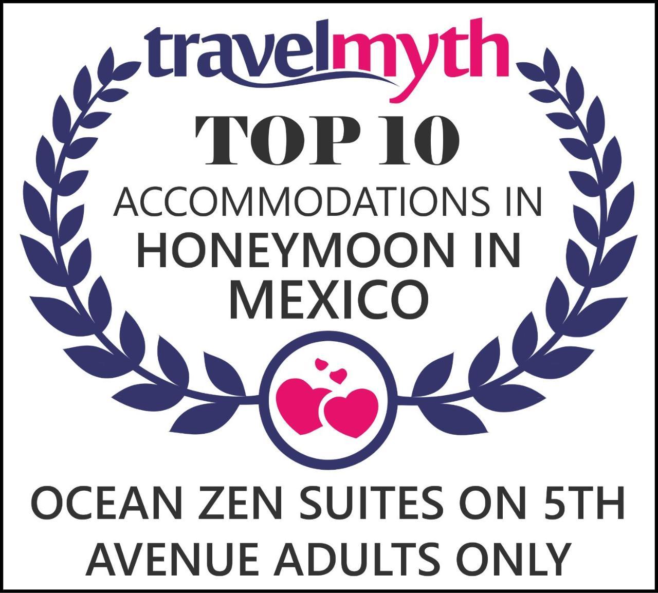 פלאייה דל כרמן Ocean Zen Suites On 5Th Avenue - Adults Only מראה חיצוני תמונה